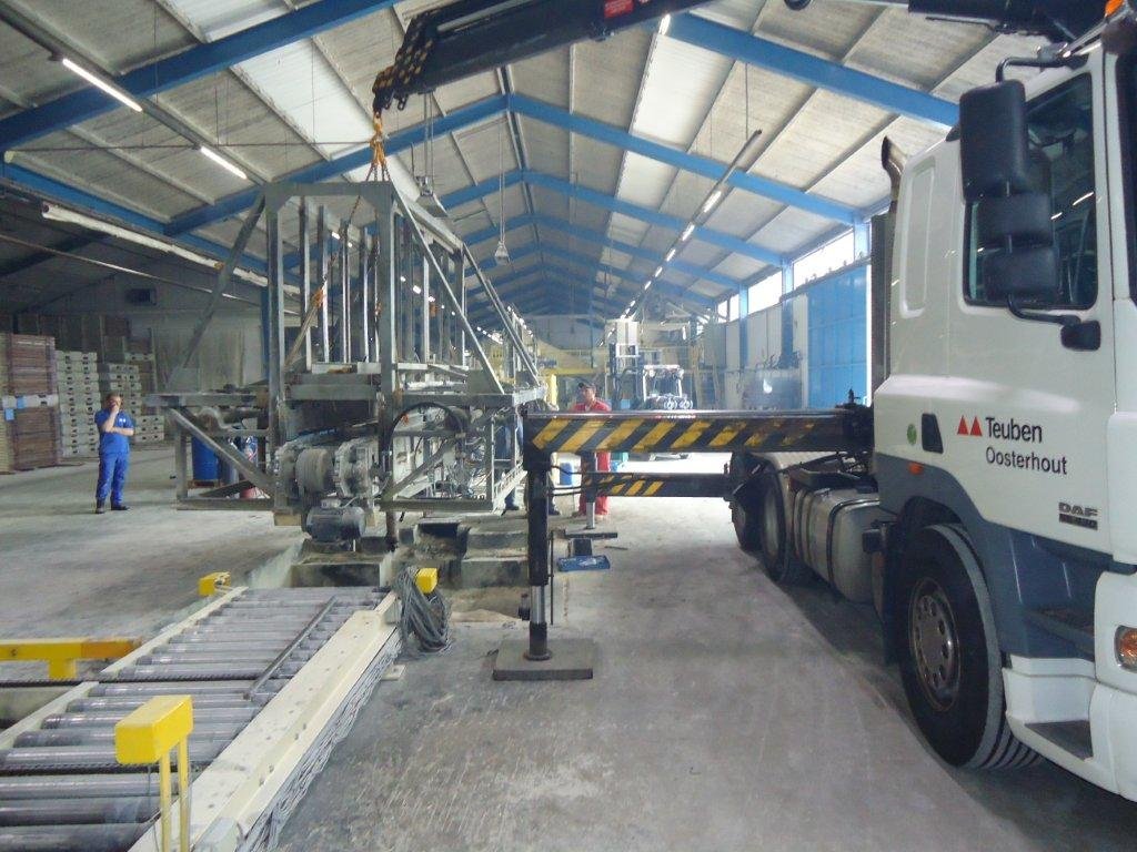 New stacking press for Wood Wool Plant in Oosterhout, Netherlands