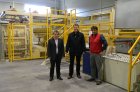 Start-up of gluing line in the Wood Wool plant in Zalaegerszeg, Hungary   